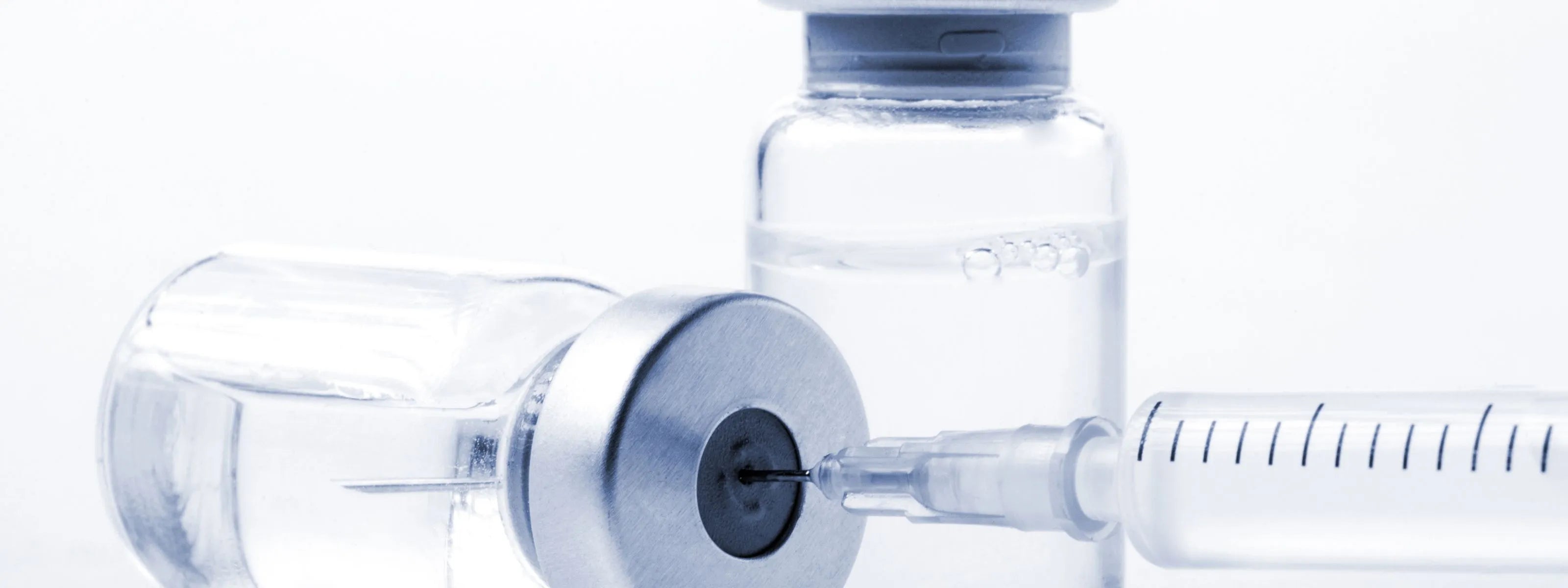 Vials of botox for injection to smooth wrinkles