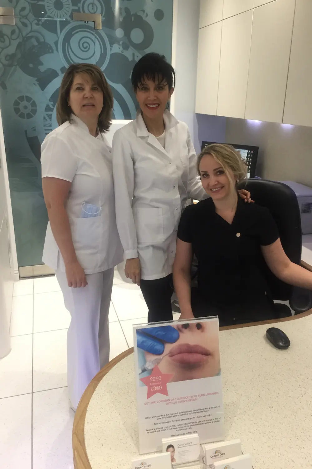 Dr fern Jean-Joseph with her team