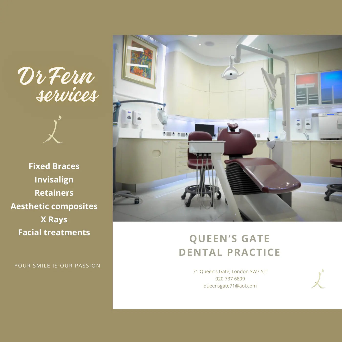 orthodontic treatments at Qeen's Gate dental practice